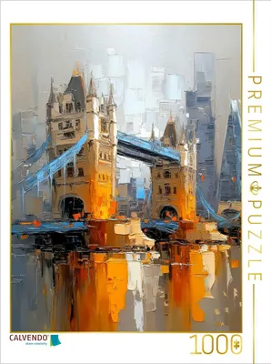 Produktbild von CALVENDO Puzzle London - Tower Bridge | 1000 Teile Lege-Größe 64x48cm Foto-Puzzle für glückliche Stunden