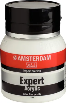 Zdjęcie produktu dla Farba akrylowa Amsterdam Expert Series butelka 400 ml biel cynkowa 104