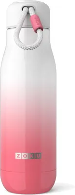 Obrázek produktu pro ZOKU, nerezová láhev na pití, model M, objem 500 ml, růžová barva s přechodem (ombre), kód produktu ZK 142-14, číslo 815706021798