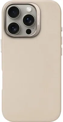 Obrázok produktu pre Puzdro MagSafe pre Apple iPhone 16 Pro - Zadný kryt Decoded Echt Leren - Clay