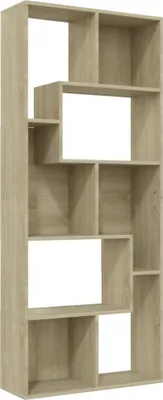 Zdjęcie produktu dla vidaXL Regał dąb sonoma 67x24x161 cm Materiał drewnopochodny