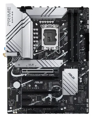Immagine prodotto di ASUS Prime Z790-P WIFI - Scheda madre - ATX - Presa LGA1700 - Chipset Z790 - USB-C 3.2 Gen 2x2, USB 3.2 Gen 1, USB 3.2 Gen 2, USB-C Gen2 - 2.5 Gigabit LAN, Wi-Fi 6, Bluetooth - Grafica onboard (CPU necessaria) - Audio HD (8 canali) (90MB1CJ0-M0EAY0)