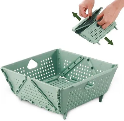 Produktbild von Famanu Faltbare Küchen-Sieb - Platzsparend für Pasta, Obst und Gemüse