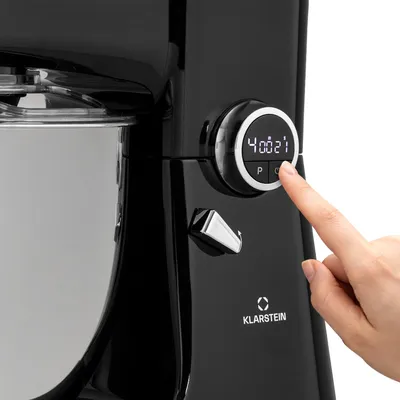 Produktbild von Klarstein Küchenmaschine, Universalküchenmaschinen, 3-in-1 Küchenmaschinen, Rührgeräte & Mixer, Teigmaschine mit Fleischwolf, Küchenmaschine , 2000 Watt Teigmaschine Knetmaschine 10L Schüssel