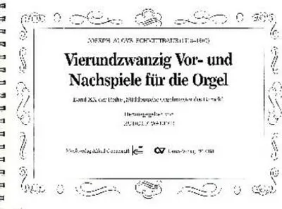 Produktbild von 24 Vor- und Nachspielefür Orgel