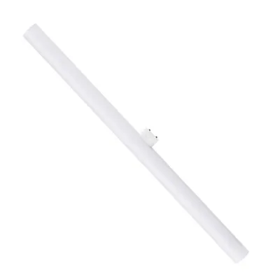 A white LED linear lamp is shown against a white background.