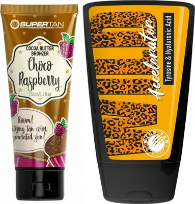 Zdjęcie produktu dla Supertan Choco Raspberry + Wild Tan Wild Accelerator Gratis