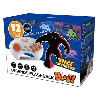 Produktbild von AtGames Legends Flashback Blast!, Weiß, 720p, 1080i, 100-240 V, 50 - 60 Hz, Mikro-USB