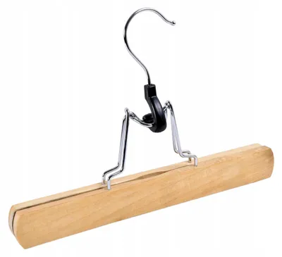 Produktbild von Hosenbügel aus Holz, 2 Stück