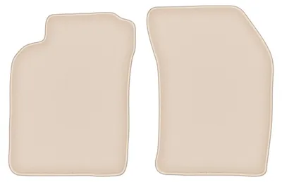 Zdjęcie produktu dla Dywaniki samochodowe welurowe przednie do: Nissan Almera N15 (1995-2000, hatchback, sedan) beżowe, podgumowane