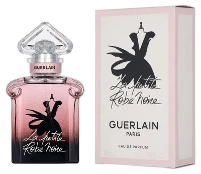 Produktbild von Guerlain La Petite Robe Noire, Frauen, 30 ml, Nicht nachfüllbare Flasche, Jasmin, Orangenblüte, Rose, Apfel, Schwarze Johannisbeere, Kirsche (Frucht), Bernstein, Weißer Moschus