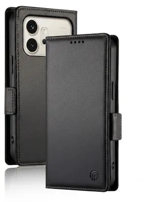 Produktbild von Avizar, Hülle für Honor 600 mit Kartenfächern und Videoständer, Schwarz