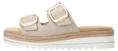 Image de Mules Remonte pour femmes, couleur sauge