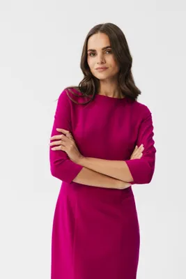 Produktbild von Stylove Midikleid für Frauen Lledwg S350 Pflaume XXL