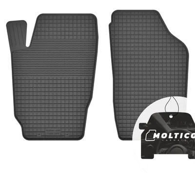 Imagen del producto de Alfombrillas de goma para elantera con borde, aptas para todo tipo de clima, para Volkswagen Polo IV (2001-2009)