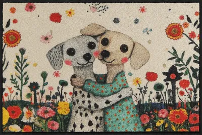 Produktbild von Salonloewe SWEET DOGS Fußmatte Wohnmatte 50 x 75 cm