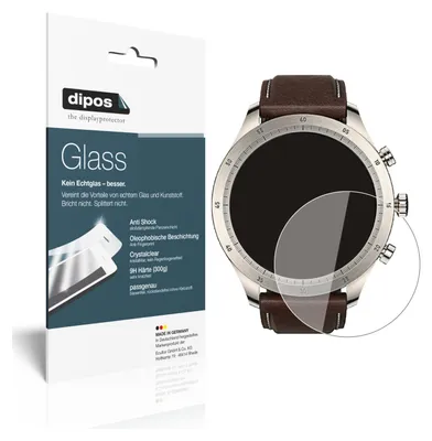 Produktbild von 2x Schutzfolie für Zepp Z Smartwatch - Anti-Shock 9H Folie dipos Glass Kunststoffglas