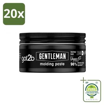 Immagine prodotto di 20 confezioni di pasta modellante "got2b Gentleman", 100 ml per confezione - confezione grande - 20 pezzi