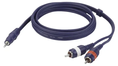 Immagine prodotto di Da mini jack stereo a 2 connettori RCA 3 m