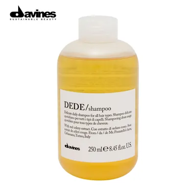 Produktbild von Davines Dede Shampoo, 250 ml, Shampoo, Unisex, Alle Haare, Ernährung, Glanz, Flasche