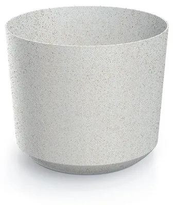 Productafbeelding van Prosperplast bloempot TUBO Eco Wood, wit, 19,9 cm