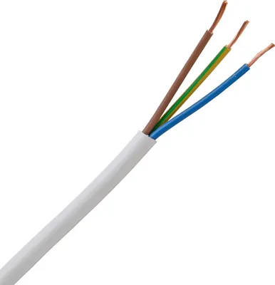 Zdjęcie produktu dla KOPP Wąż H05VV5-F 3 G 1,50 mm² Biały Kopp 151825002 25 m