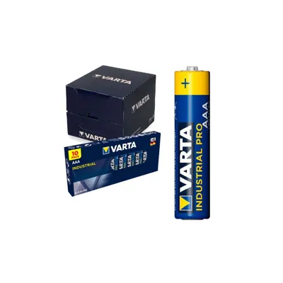 Produktbild von Pack 10 AAA Batterien LR03 Varta Industrial Pro ø10,5x44,5mm