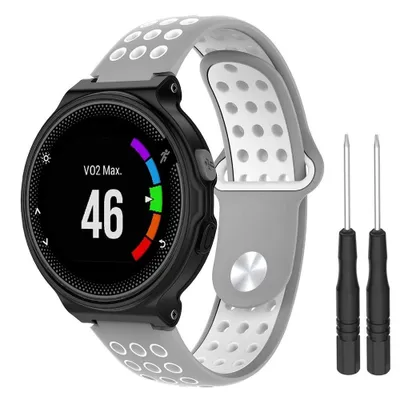 Obrázok produktu pre Garmin Forerunner 235 Silicone Sport remienok, Gray/White