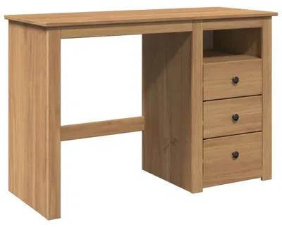Image de Bureau Panama, 112X45X75 Cm, en pin massif Lumarko !