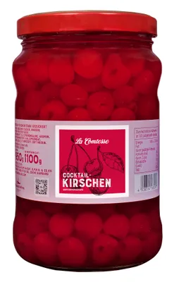 Image de Cerises cocktail, rouge, 1950 g