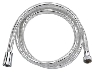 Obrázek produktu pro Plastová sprchová hadice LASER, 150 cm, chrom/bílá