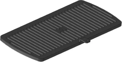 Produktbild von Eckiger Kaminrost/Ascherost 550 x 260 x 15 mm für Olsberg Kaminöfen - Ascherost aus massivem Stahl - Feuerrost hitzebeständig