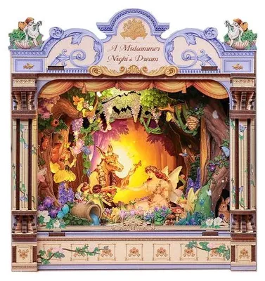 Produktbild von Baukasten Cutebee Spieluhr A Midsummer Nights Dream TTKA201 Holz 16 x 13 x 16 cm