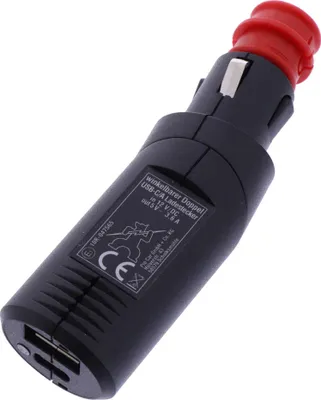 Image de Prise USB-A/C 3.6A avec prise DIN ajustable