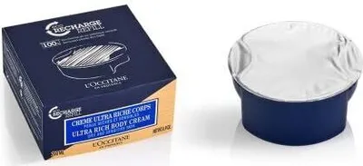 Obrázok produktu pre L'Occitane Shea Butter Ultra Rich Refill, Maslo, Unisex, Hydratačný, Výživný, Zmäkčovadlo, Suchá koža, 200 ml, Bambucké maslo