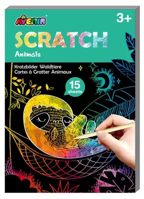 Image de Avenir Mini Livre à Gratter Animaux de la Forêt