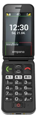 Immagine prodotto di emporia SIMPLICITY glam V227 LTE bianco, telefono a conchiglia da 2,8" - compatibile con tutte le reti, senza vincoli contrattuali