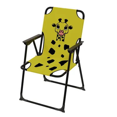 Produktbild von Kinder Campingstuhl Kinderklappstuhl Garten faltbar Giraffe