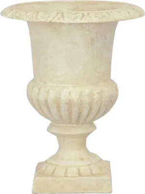 Produktbild von Urne aus Gusseisen in Weiß, 21,8 cm hoch