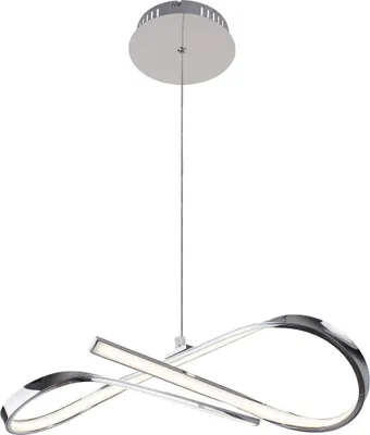 Zdjęcie produktu dla Żyrandol LED Aniela chromowany 20W Neutralna biel 1600lm metal wym:130x45x6cm IP20 Rabalux