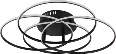Produktbild von Globo Lighting Deckenleuchte Metall schwarz matt, LED