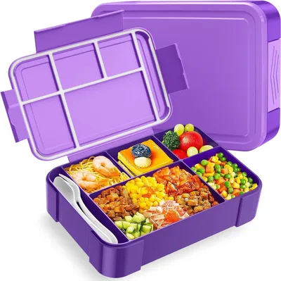 Produktbild von Bento Box Kinder, Auslaufsicher, 1350 ml, Leicht, BPA-frei, Für Schule