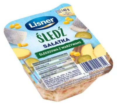Obrázok produktu pre Sałatka śledziowa z warzywami Lis 140 g