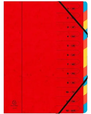 Produktbild von Exacompta 54125E, 240 mm, 320 mm, 220 g, Rot