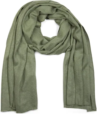 Image de styleBREAKER Écharpe souple en couleurs unies avec franges, foulard, unie 01017070