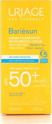 Produktbild von Uriage Bariesun Creme, parfümfrei, LSF 50 (50 ml)