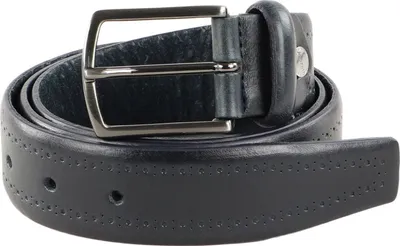 Produktbild von Vanzetti Leder Gürtel Leather Belt W85 Marine dunkelblau