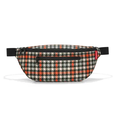 Image de reisenthel beltbag M, sac ventral, sac banane, sac à bandoulière, sac, tissu polyester, Glencheck Red, 2 L, WY3068