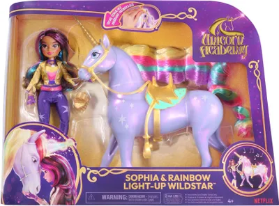 Image de Coffret cadeau Unicorn Academy Unicorn Wildstar Rainbow Light Up & Pop Sophia