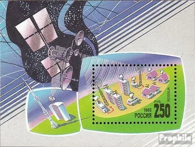 Produktbild von Briefmarken Russland 1993 Mi Block4 (kompl.Ausg.) postfrisch Nachrichtensatelliten